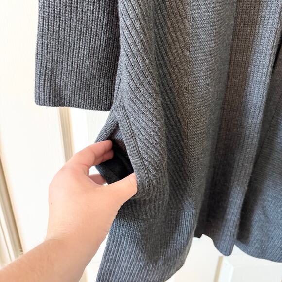 Rag & Bone Merino Wool Open Dee Cardigan in Gray - Picture 7 of 9